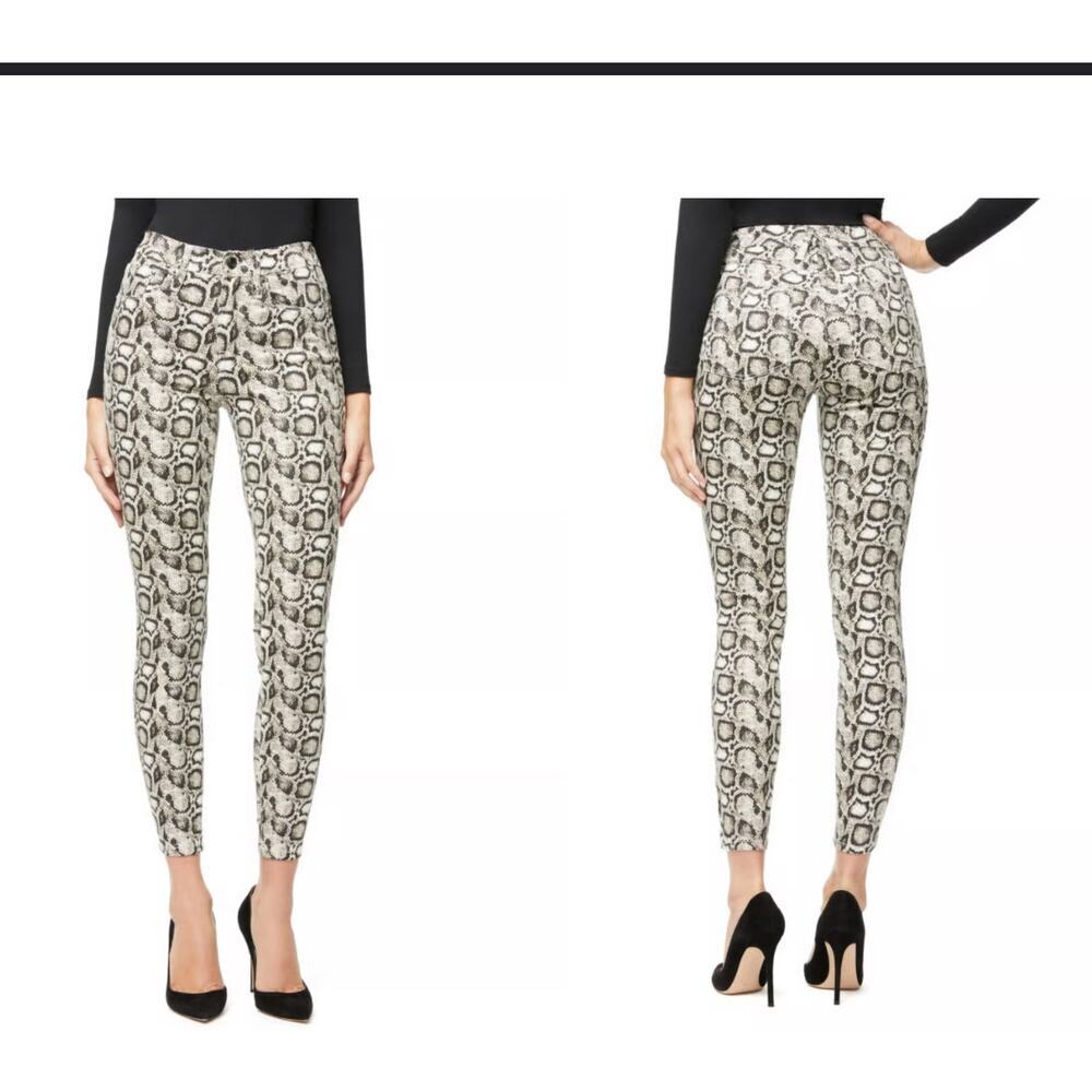 Good American Snake Print Skinny Jeans – Size 12